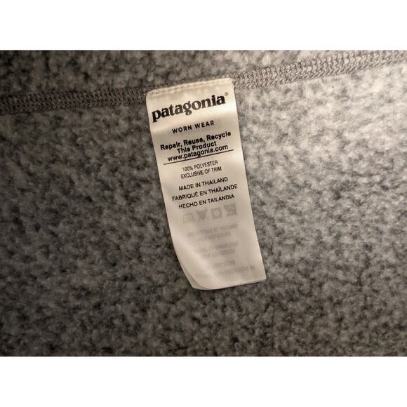Patagonia Better Sweater Quarter Zip Fleece Pullover Sweater Size Medium Gray - Picture 4 of 6